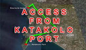 ACCESS TO KOUROUTA BEACH FROM KATAKOLO PORT
